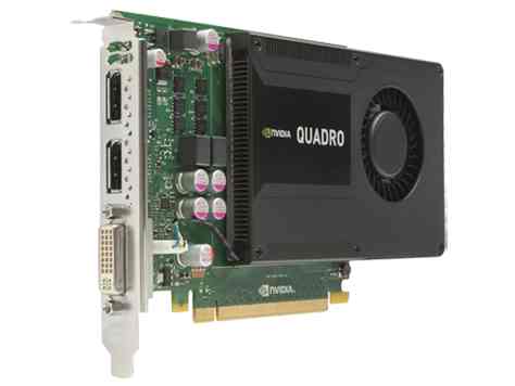Hp Nvidia Quadro K2000 2gb Dl Dvi 2xdp Graphics Card C2j93at
